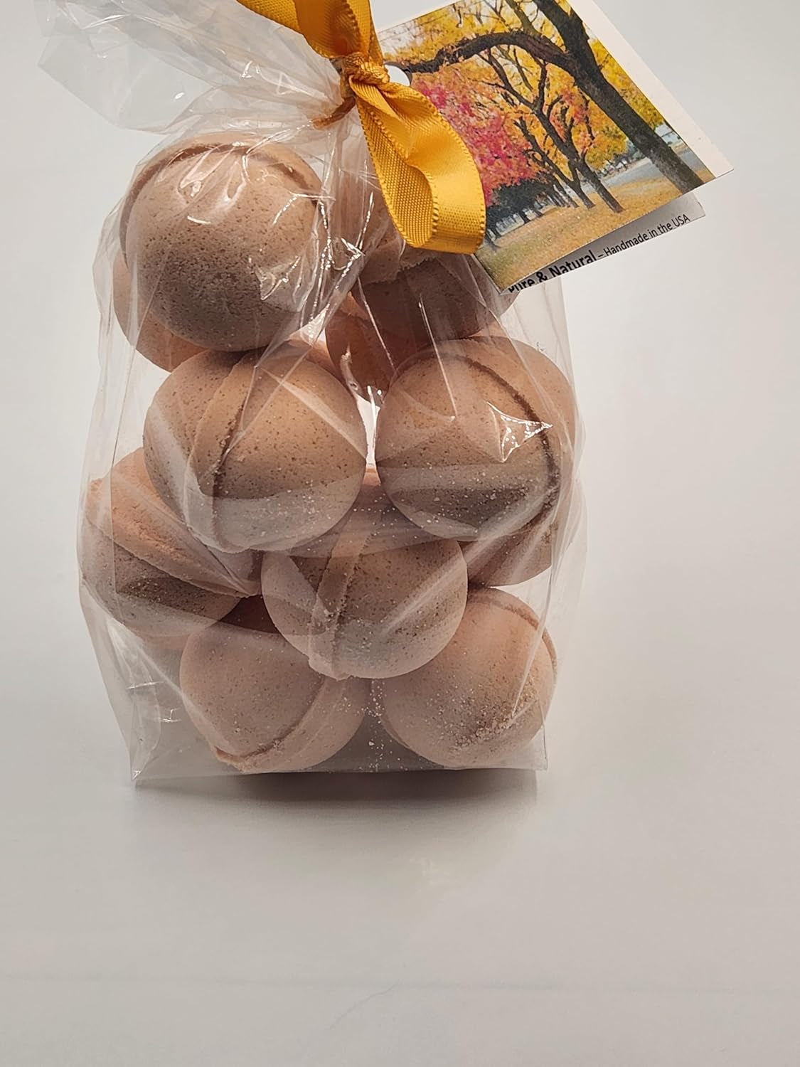 Pumpkin Spice Bath Bombs - USA Made with Shea Butter, Ultra-Moisturizing, Great for Dry Skin (14 Count) Pack of 1