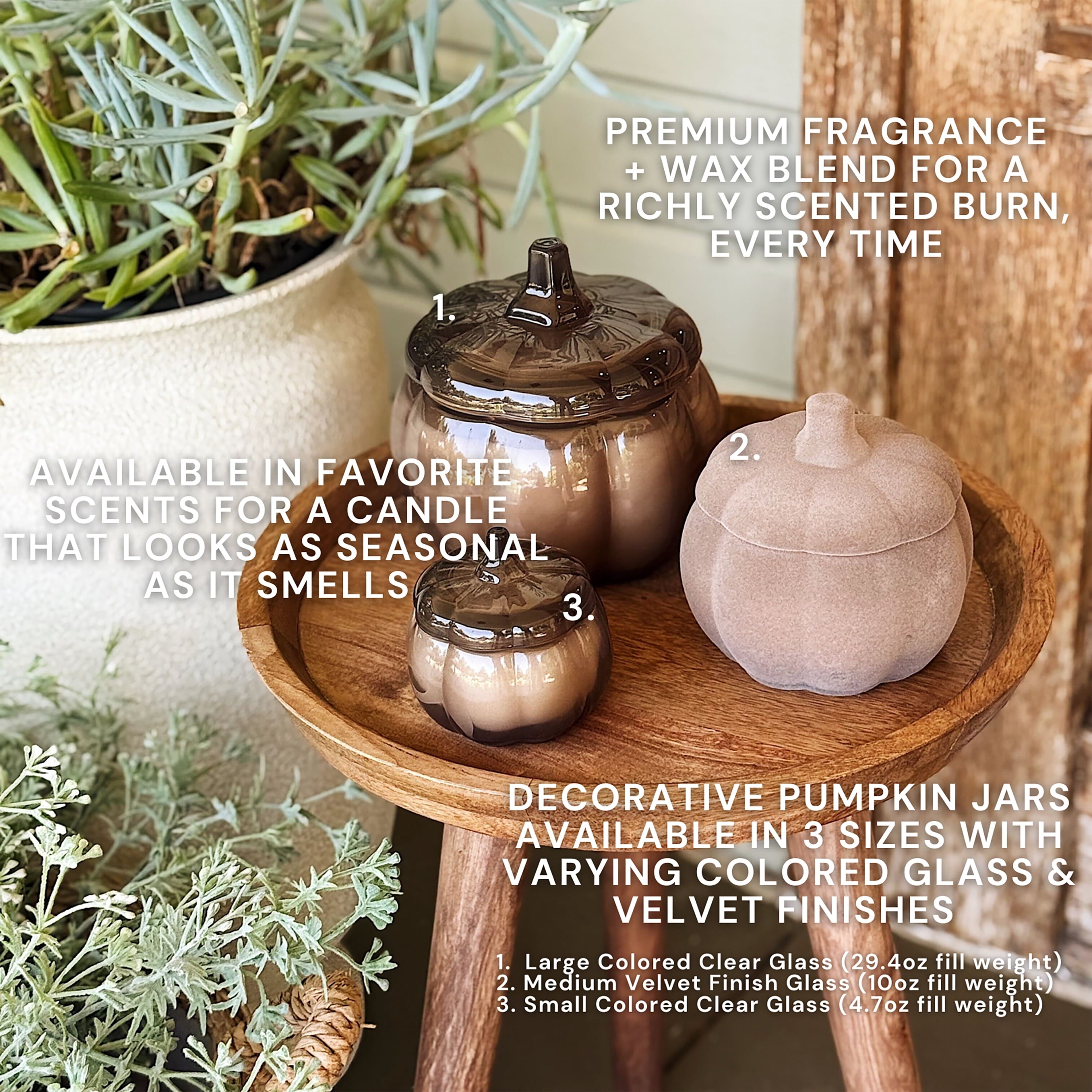 Pumpkin Snickerdoodle Swirl Scented 2-Wick 10Oz (284.3 G) Medium Flocked Pumpkin Jar Candle