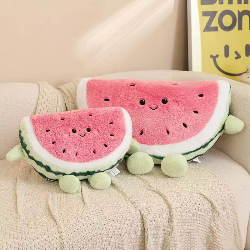 'S Latest Simulation Hugging Watermelon Doll Filled Plush Toy Doll Cartoon Anime Cute Gift for Friends Fun Doll