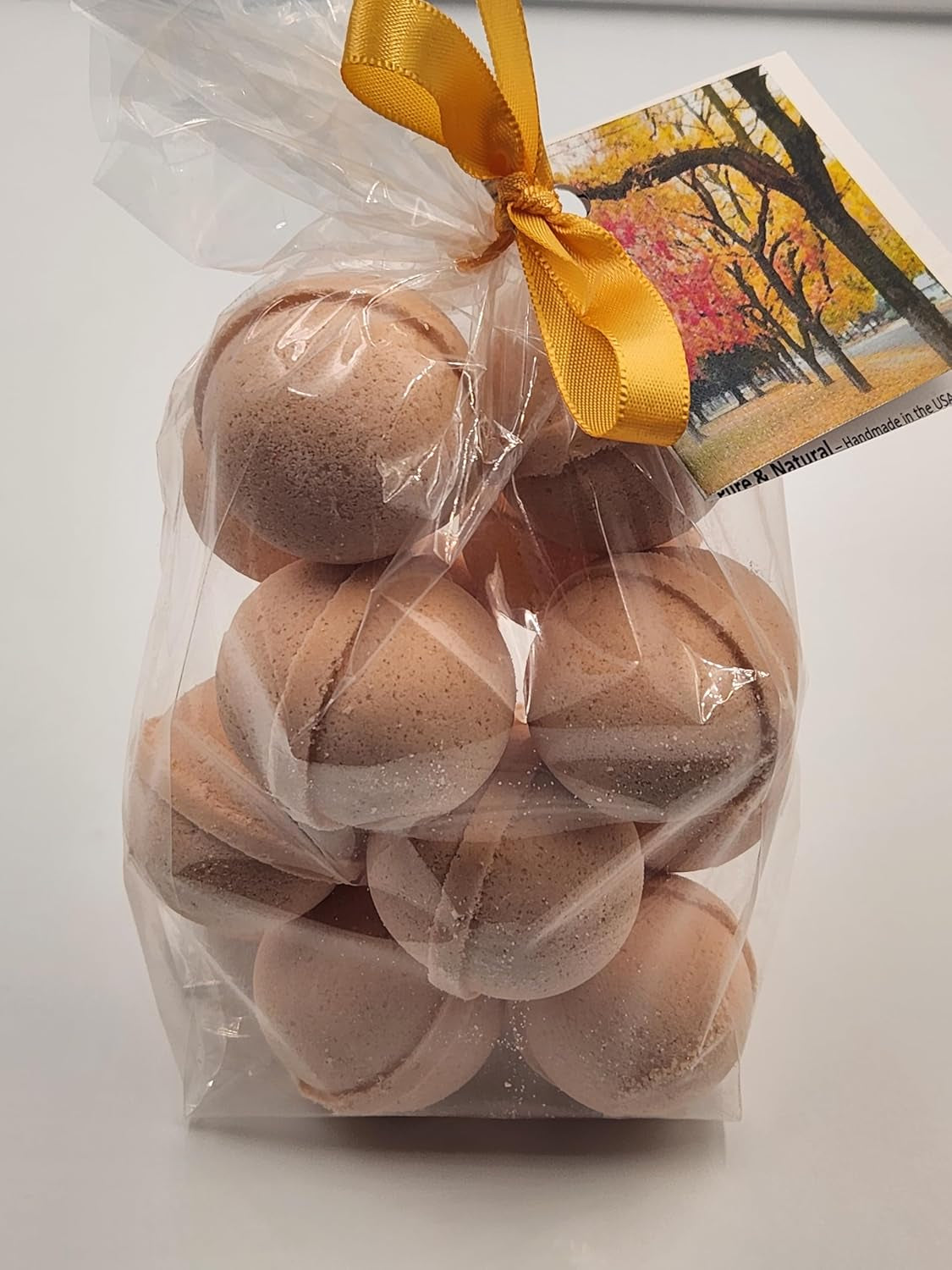 Pumpkin Spice Bath Bombs - USA Made with Shea Butter, Ultra-Moisturizing, Great for Dry Skin (14 Count) Pack of 1