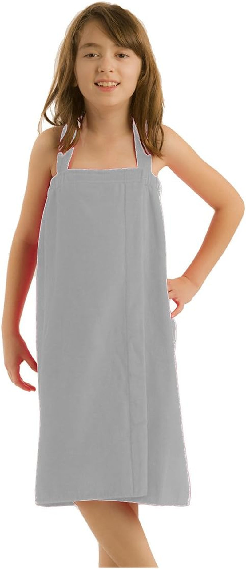 Girls Wrap Beach and Swimming Pool,Spa, Towel, Silver Color