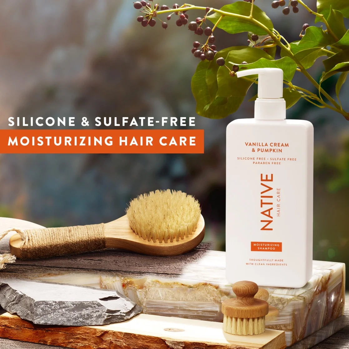 Limited Edition Moisturizing Shampoo, Vanilla Cream and Pumpkin, for Women and Men 16.5 Oz