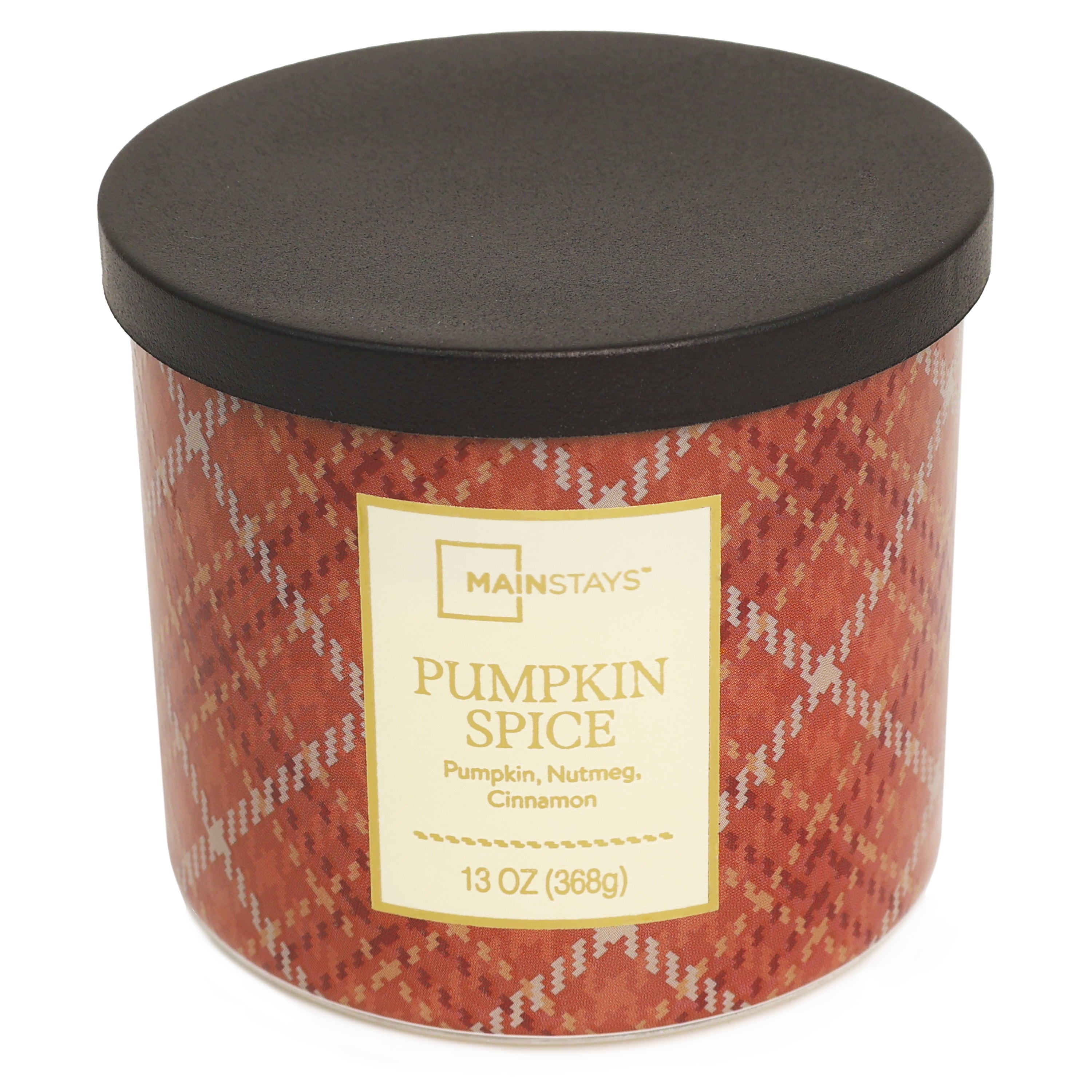 3-Wick Pumpkin Spice Scented Candle, 13-Ounce