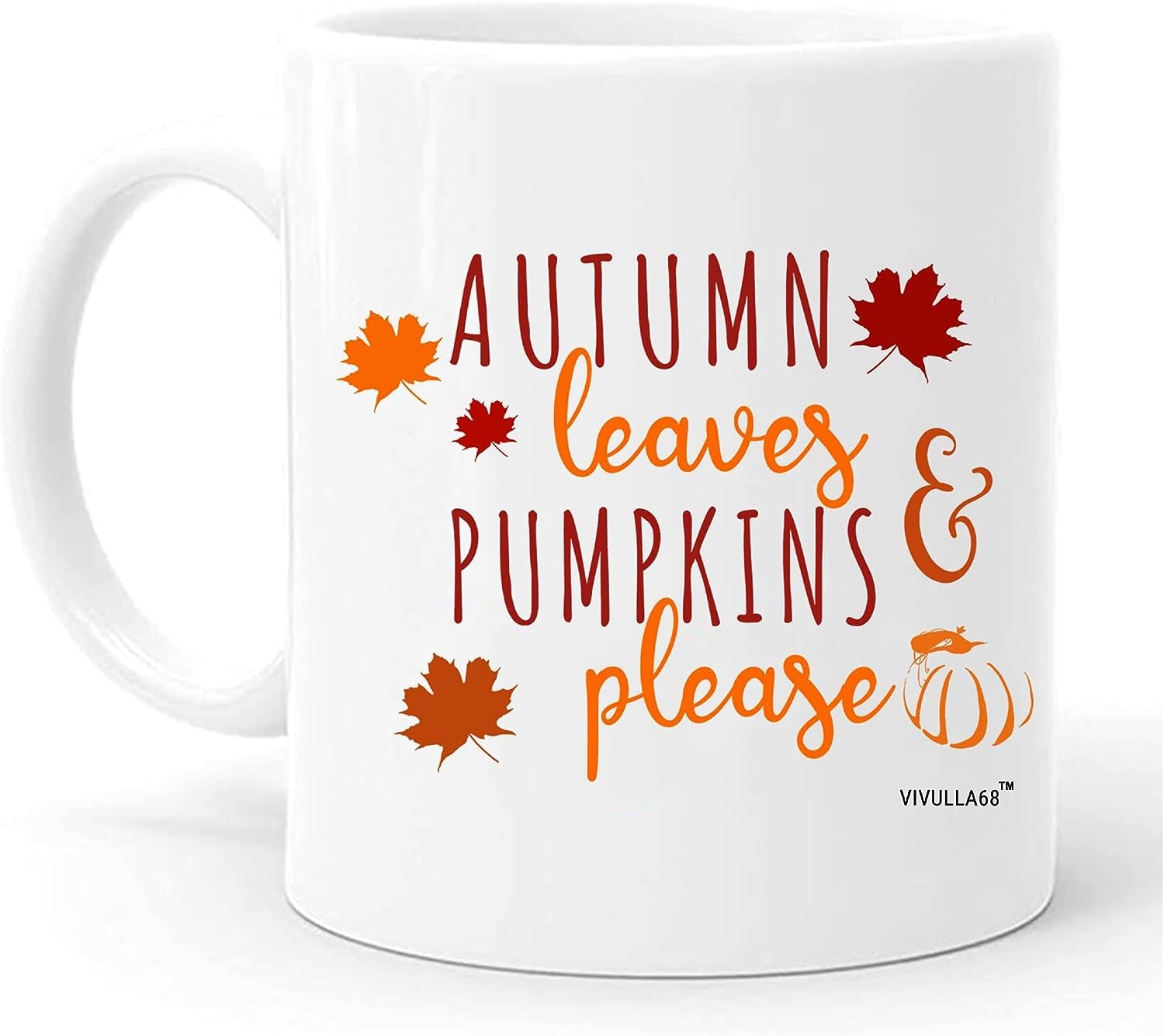 Autumn Leaves and Pumpkin Please 11Oz Mug Sweater Weather Coffee Mug Fall Coffee Mug Cups Gift Ideas Autumn Coffee Mug Hello Pumpkin Thanksgiving Mug Gift for Her