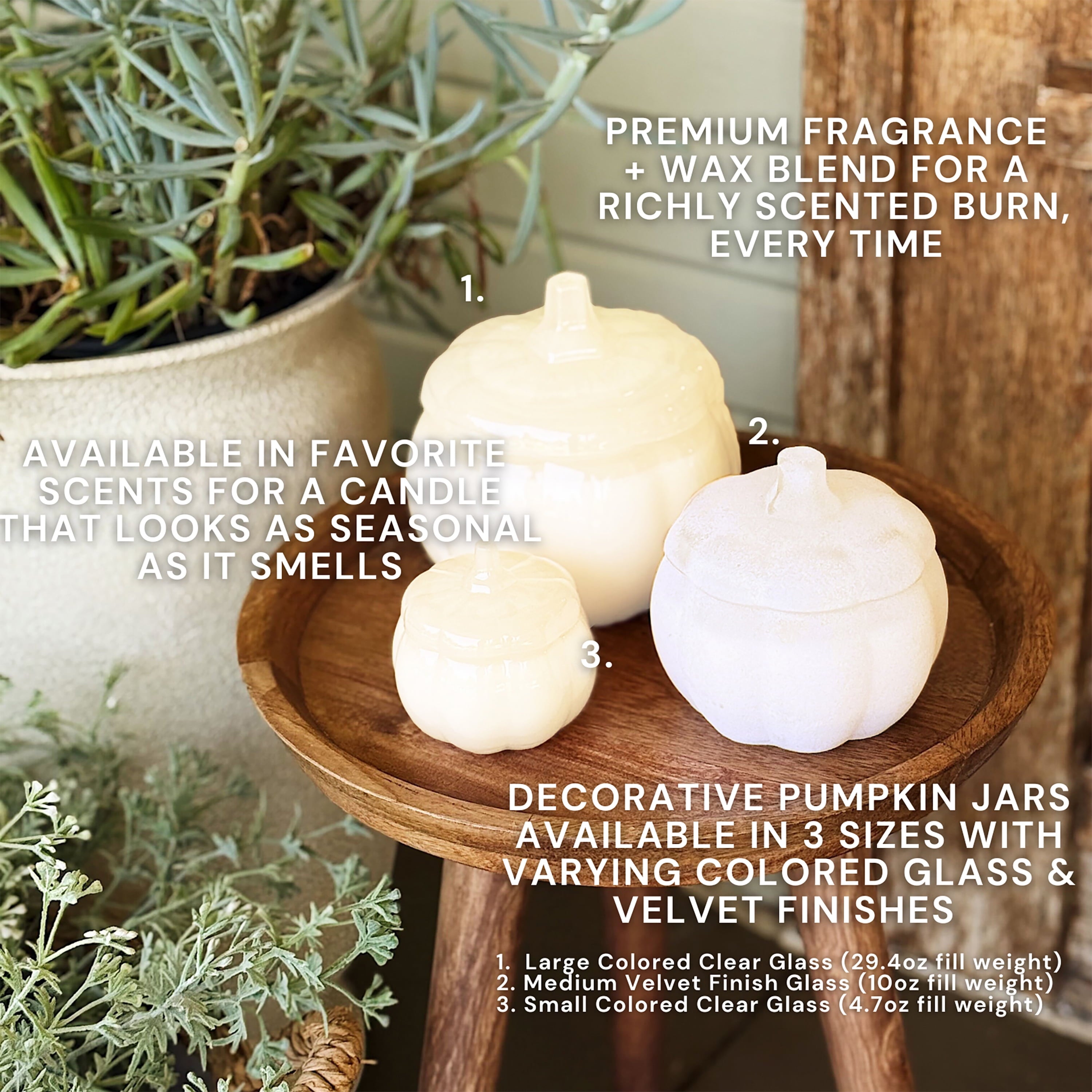 Better Homes and Gardens 3-Wick Pumpkin Jar Candle, Salted Coconut Mahogany, 30 Oz