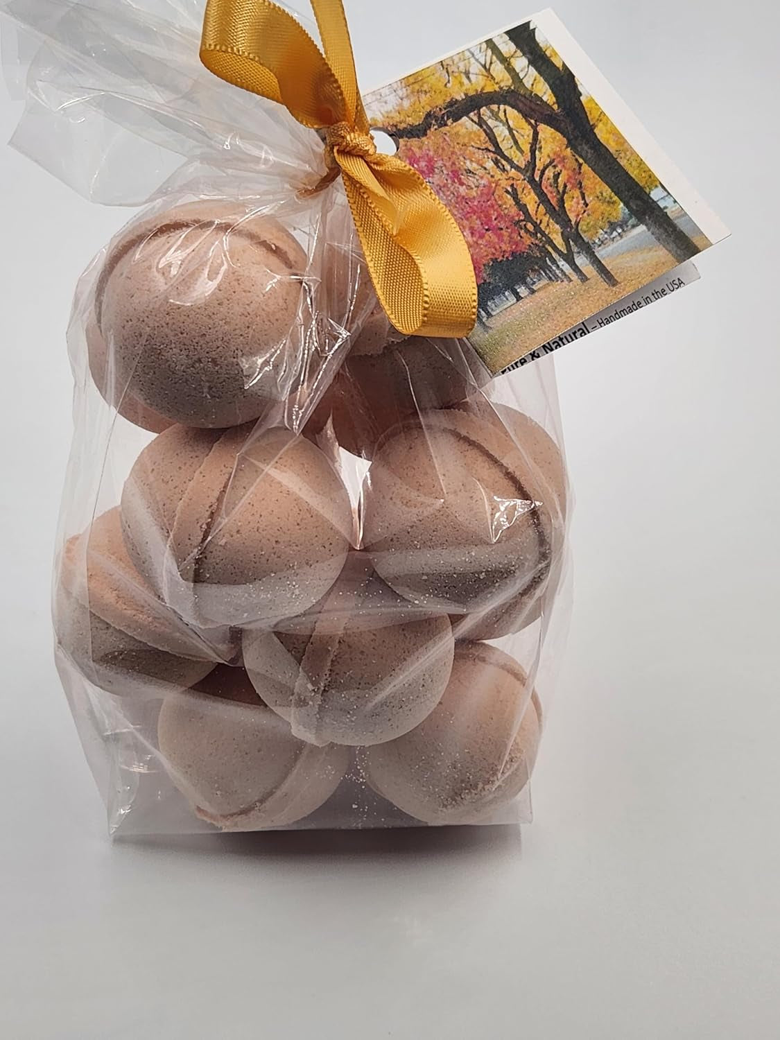 Pumpkin Spice Bath Bombs - USA Made with Shea Butter, Ultra-Moisturizing, Great for Dry Skin (14 Count) Pack of 1