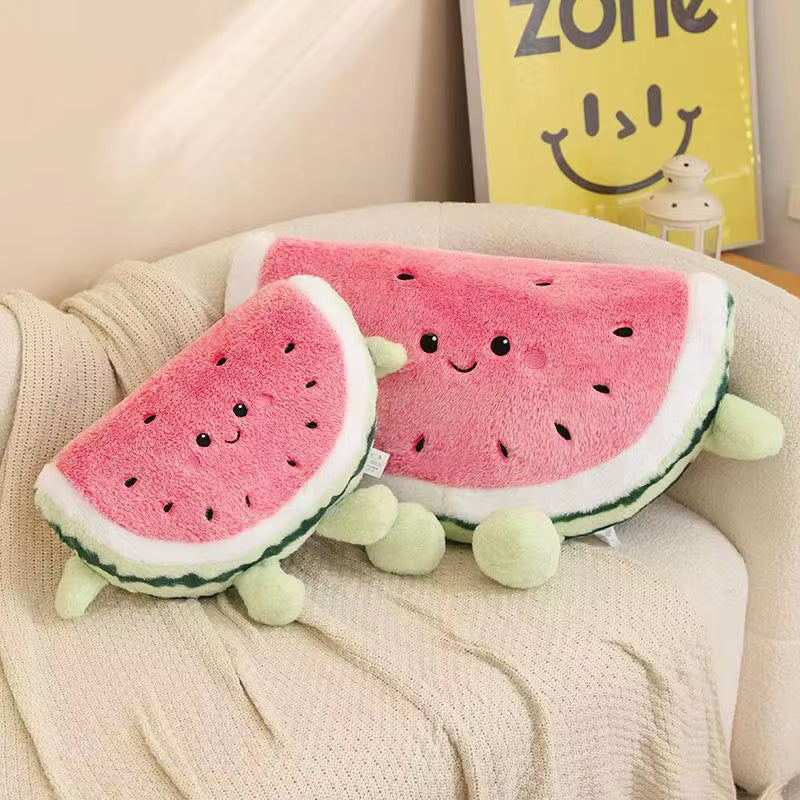 'S Latest Simulation Hugging Watermelon Doll Filled Plush Toy Doll Cartoon Anime Cute Gift for Friends Fun Doll