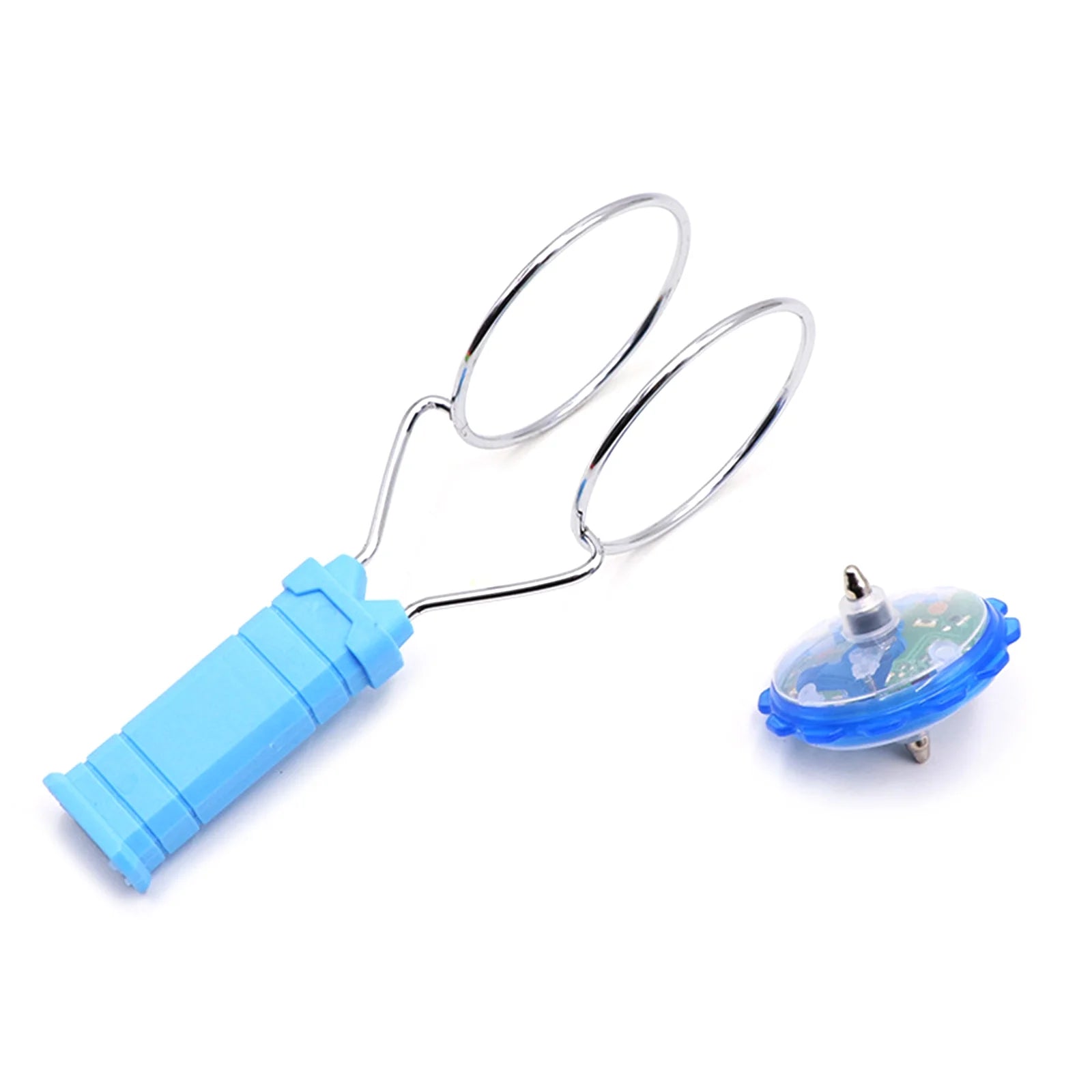 Magnetic Gyro Wheel LED Flashing Spinning Top Magic Spinning Top Rail Rolling Flywheel Yoyo Ball Toy for Kids Gifts