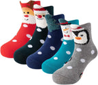 Unisex Kids Cartoon Christmas Winter Cute Socks Children Toddler Girls Boys Xmas Funny Winter Warm Socks