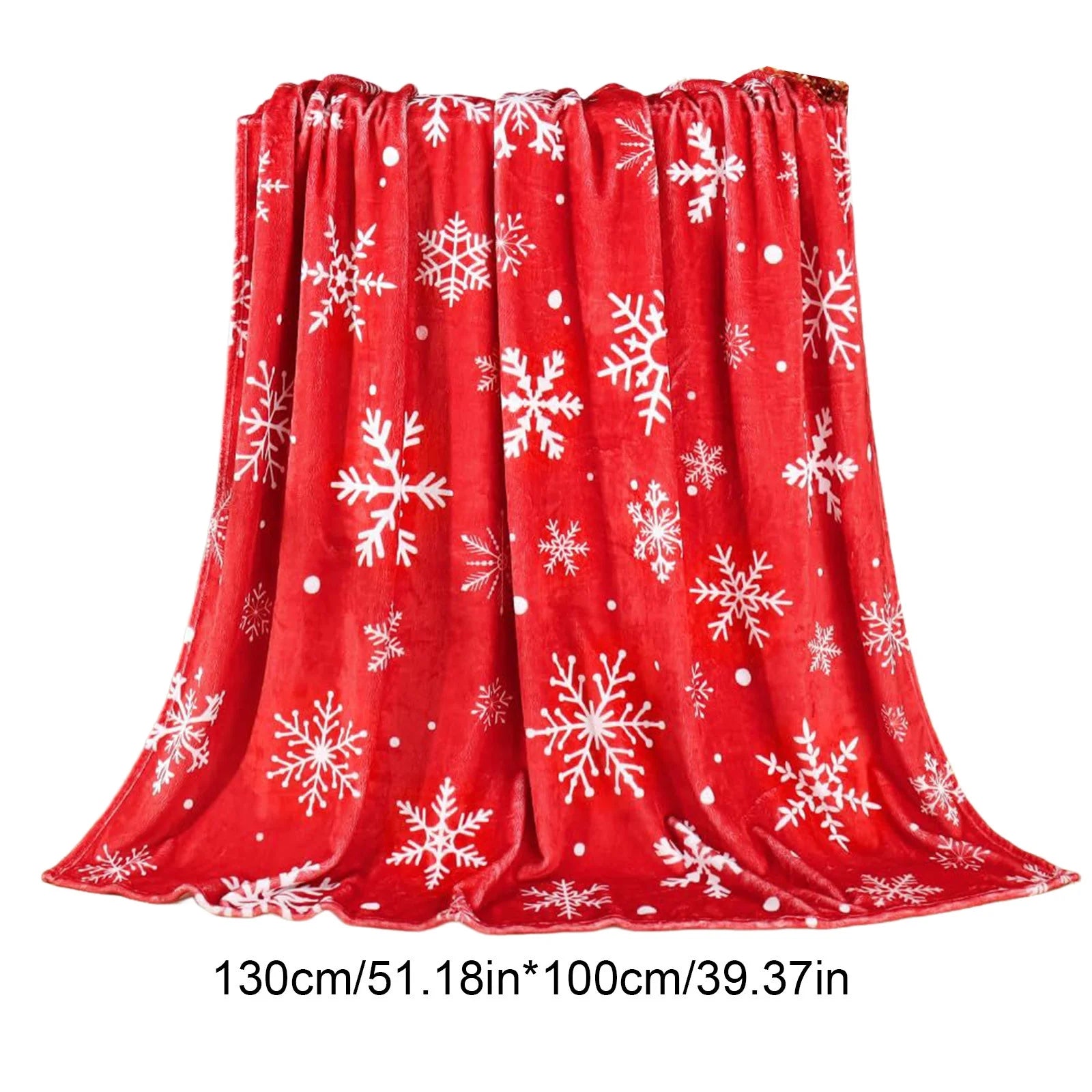 Breathable Throw Blankets Microfiber Soft Warm Christmas Throw Blanket Gifts for Women Girls Mom 40X50 Inches Snowflakes