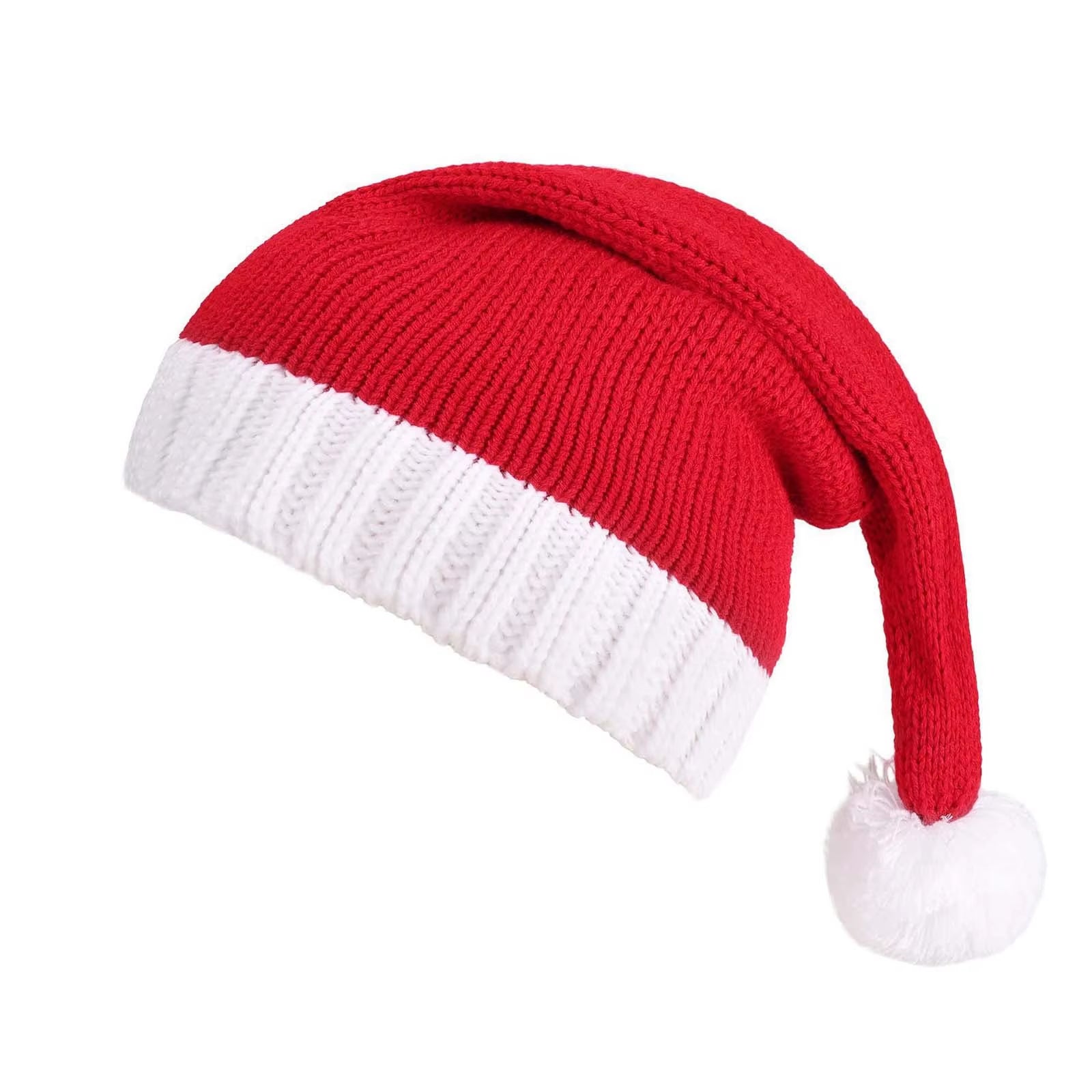 Snowfake Elk Hat Winter Thicken Knitted Velvet Cloth Adult Christmas Hat Merry Christmas Decor Gifts Happy New Year 2025 Naviida