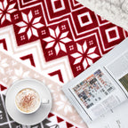 Christmas Blanket Holiday Theme Print Warm Sherpa Fleece Throw Sofa Couch Bed