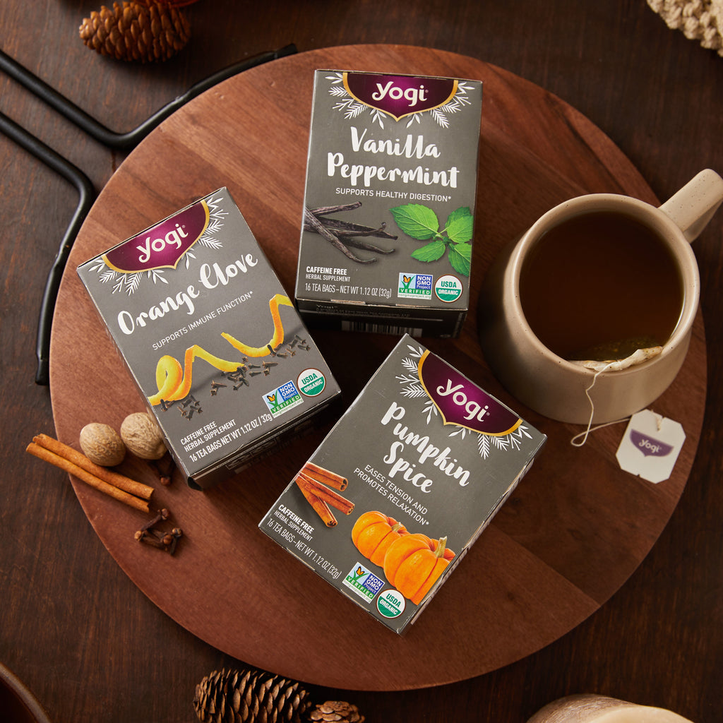 Pumpkin Spice, Caffeine Free Herbal Tea Bags, 16 Count