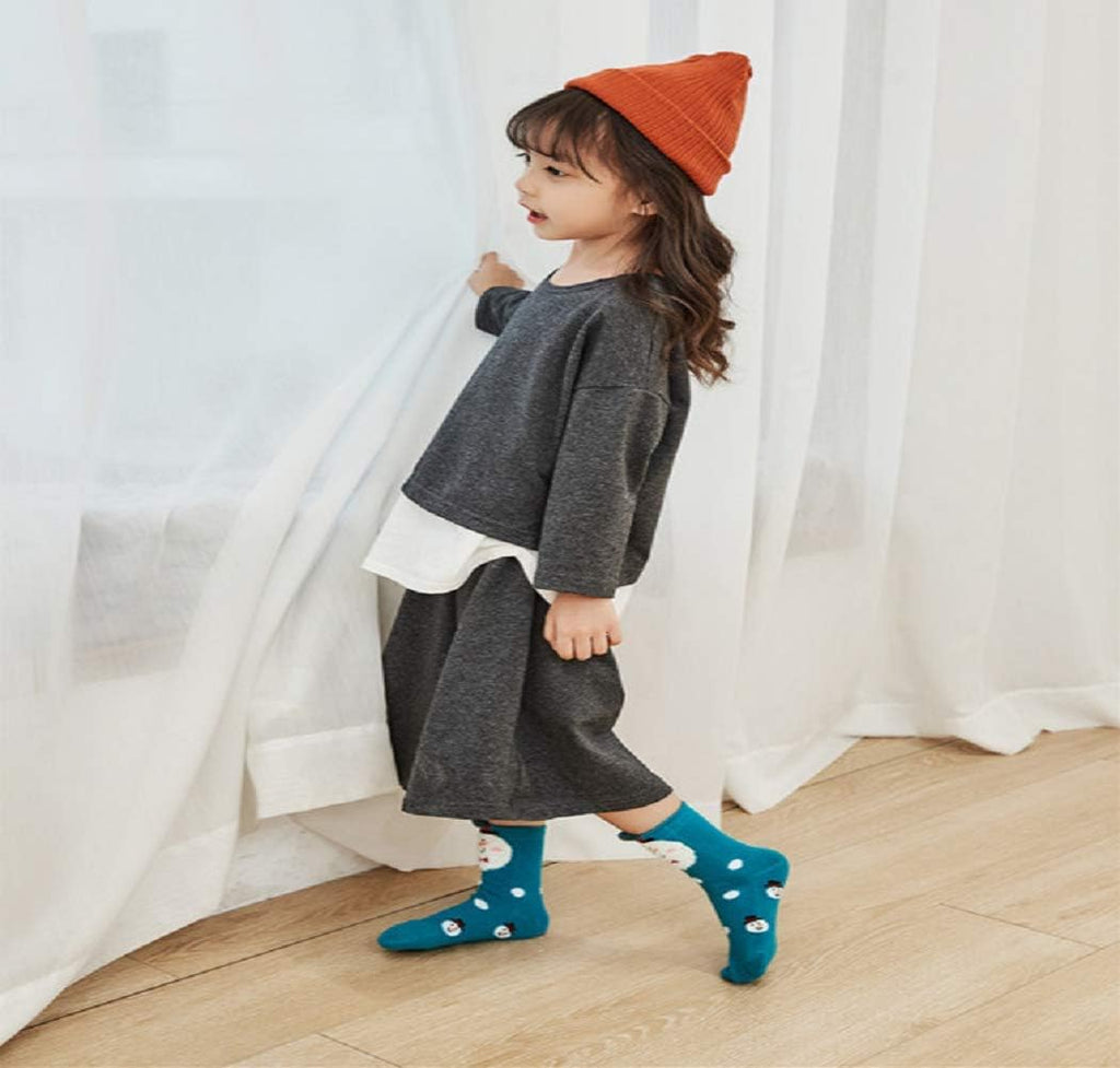 Unisex Kids Cartoon Christmas Winter Cute Socks Children Toddler Girls Boys Xmas Funny Winter Warm Socks