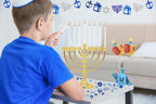 White Hanukkah Menorah Candles