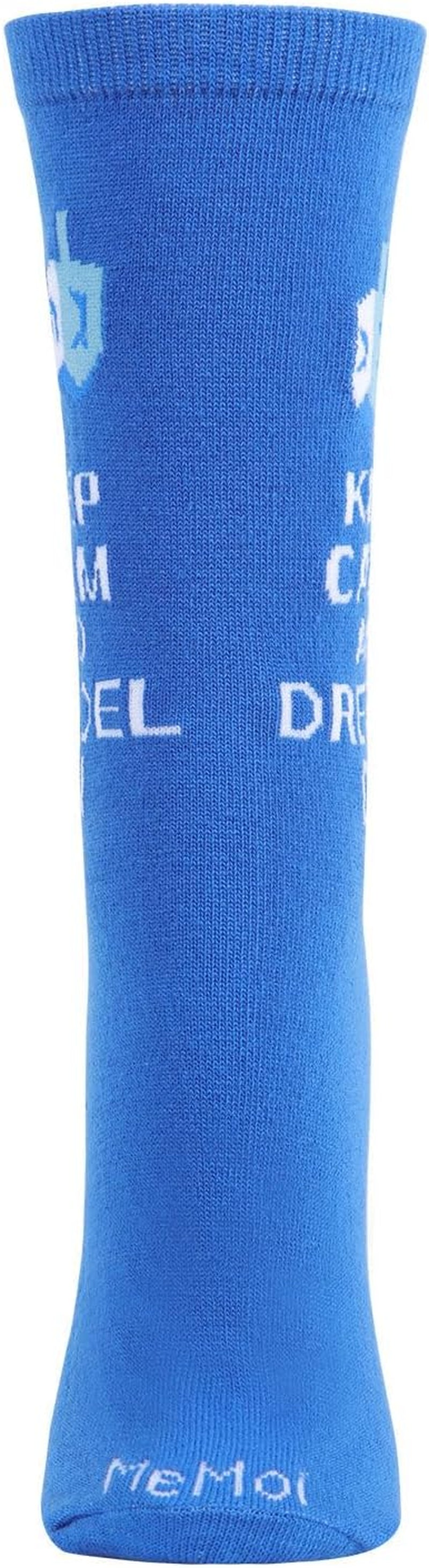 Keep Calm & Dreidel on Holiday Crew Socks