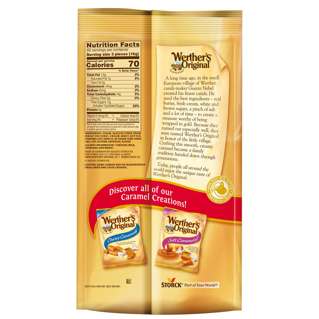 Hard Caramel Candy, 34 Oz