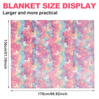 Glow in the Dark Blanket Unicorn Blanket for Girls, Unicorns Gifts for Girls , Birthday Gifts Christmas Valentines Gifts
