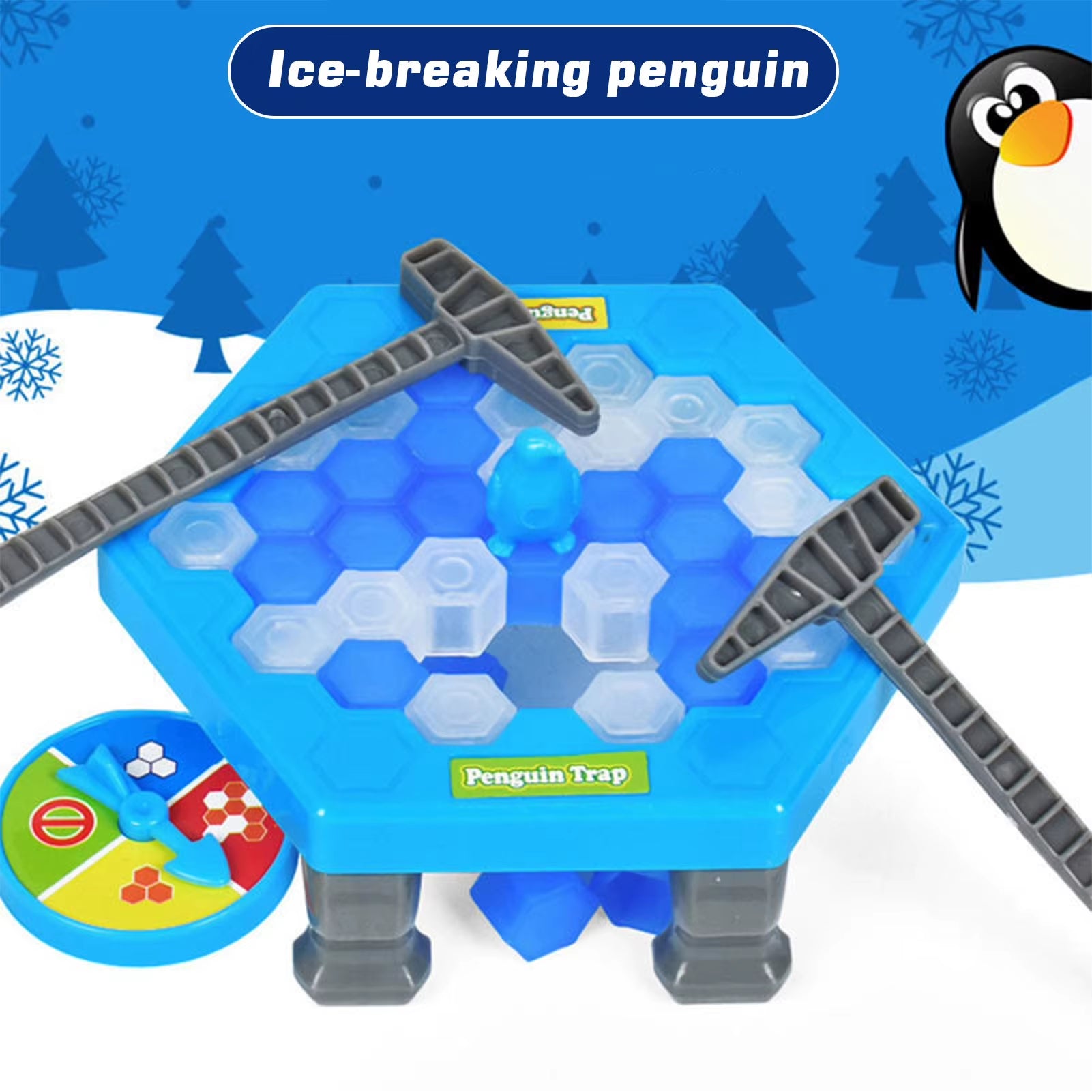 Funny Penguin Trap Board Game Dont Break the Ice Game Toys for Children Adults Interactive Christmas Birthday Party Game Toys