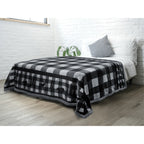 Christmas Blanket Holiday Theme Print Warm Sherpa Fleece Throw Sofa Couch Bed