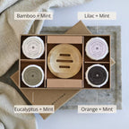 Handmade Shower Steamers, Variety Pack, Organic, Made in USA, Bamboo Tray Included