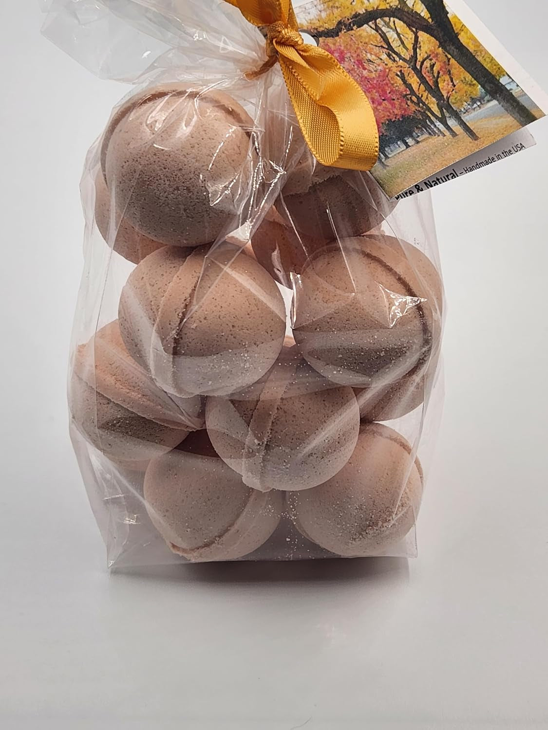 Pumpkin Spice Bath Bombs - USA Made with Shea Butter, Ultra-Moisturizing, Great for Dry Skin (14 Count) Pack of 1