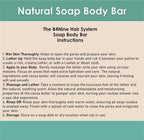 B4Nine Natural Soap Bar - Deep Cleansing and Hydration for All Skin Types - Nourishing with Coconut Oil and Cocoa Butter - Strawberry Bliss, 4.5 Oz