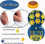 Hanukkah Games: Pin the Star on the Menorah & Chanukah Party Decorations