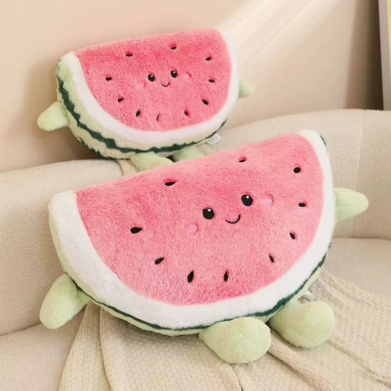 'S Latest Simulation Hugging Watermelon Doll Filled Plush Toy Doll Cartoon Anime Cute Gift for Friends Fun Doll