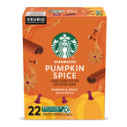 Starbucks Pumpkin Spice Flavored Coffee, Keurig K-Cup Coffee Pods, 100% Arabica, 22 Count