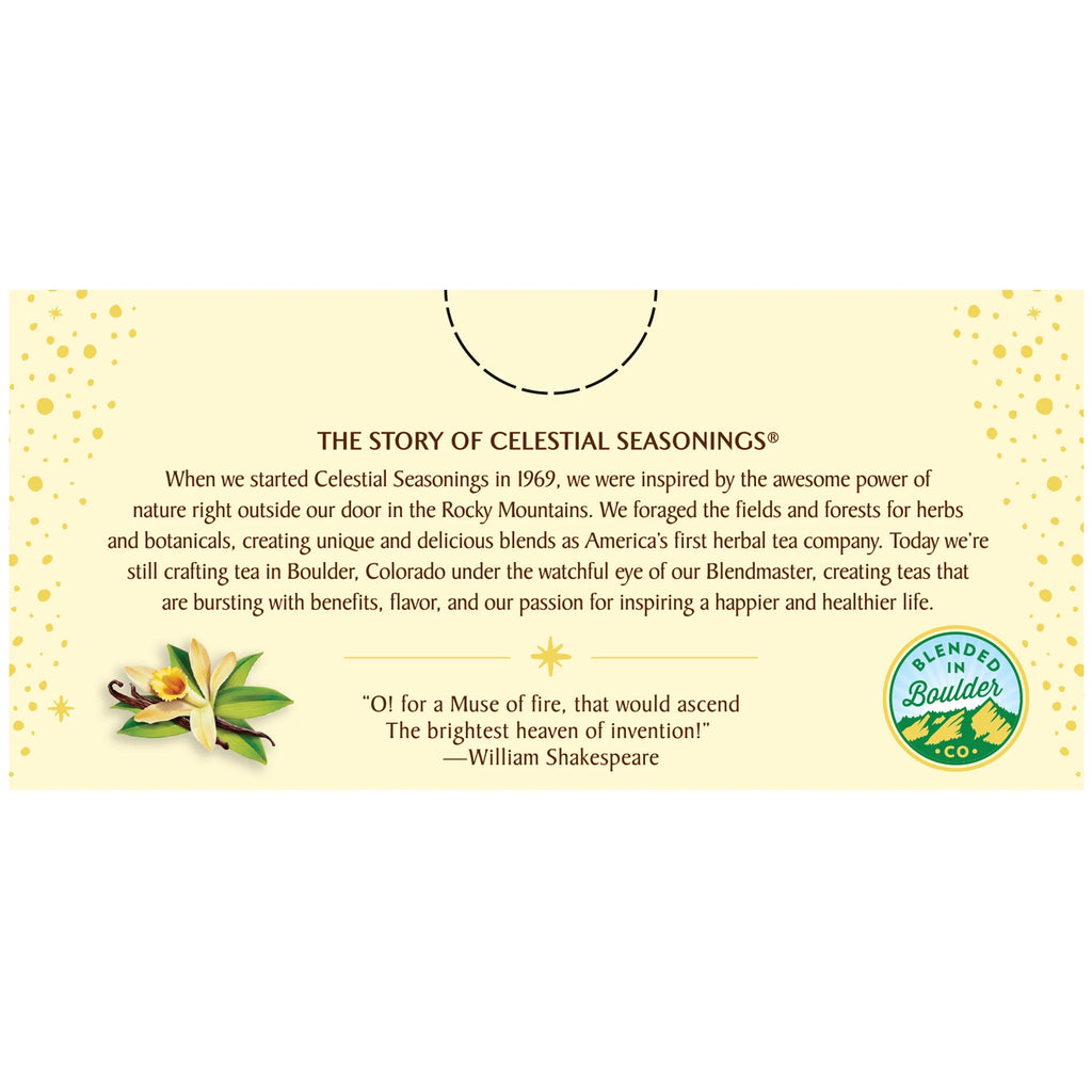 Fireside Vanilla Spice Caffeine-Free Herbal Tea Bags (20 Count)