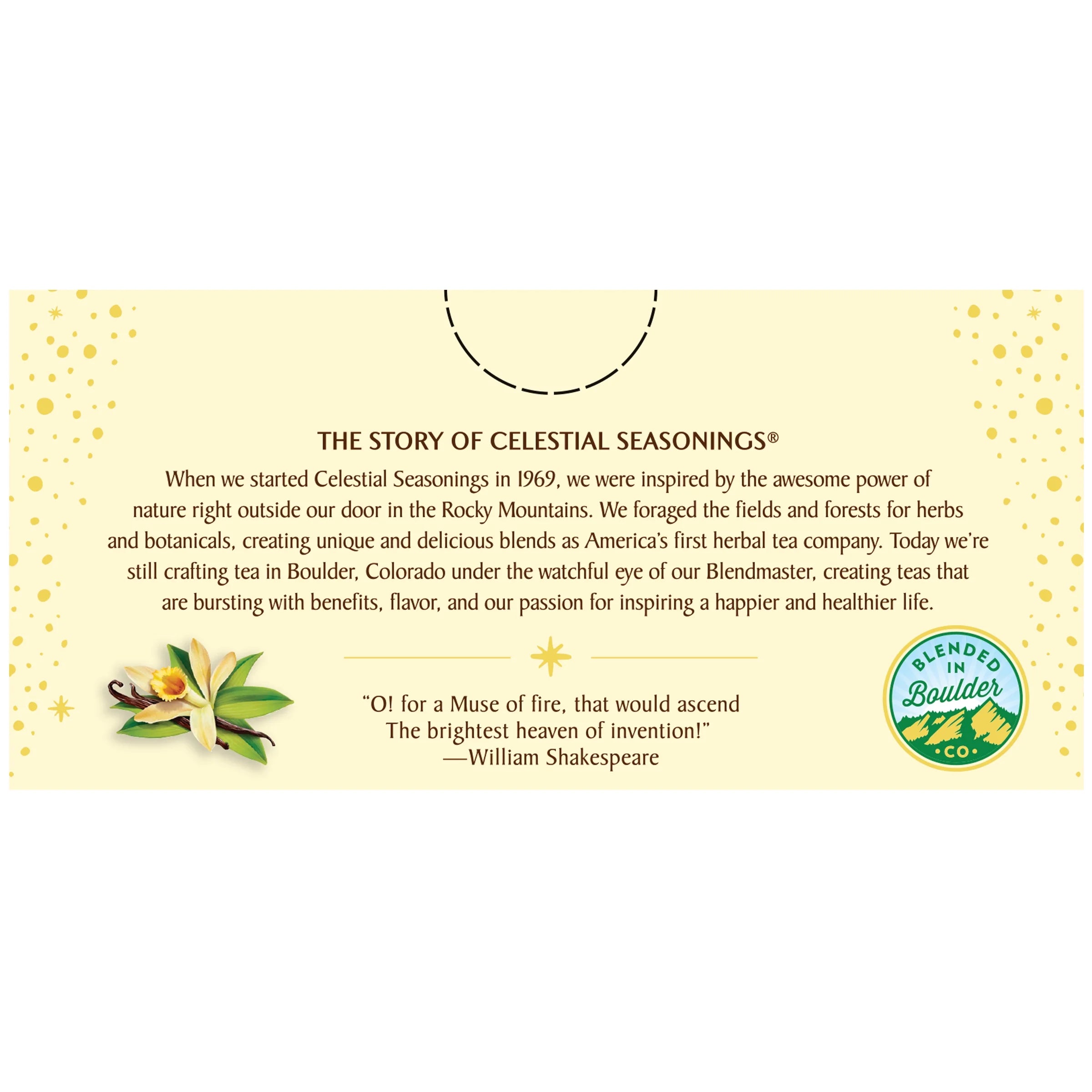 Fireside Vanilla Spice Caffeine-Free Herbal Tea Bags (20 Count)