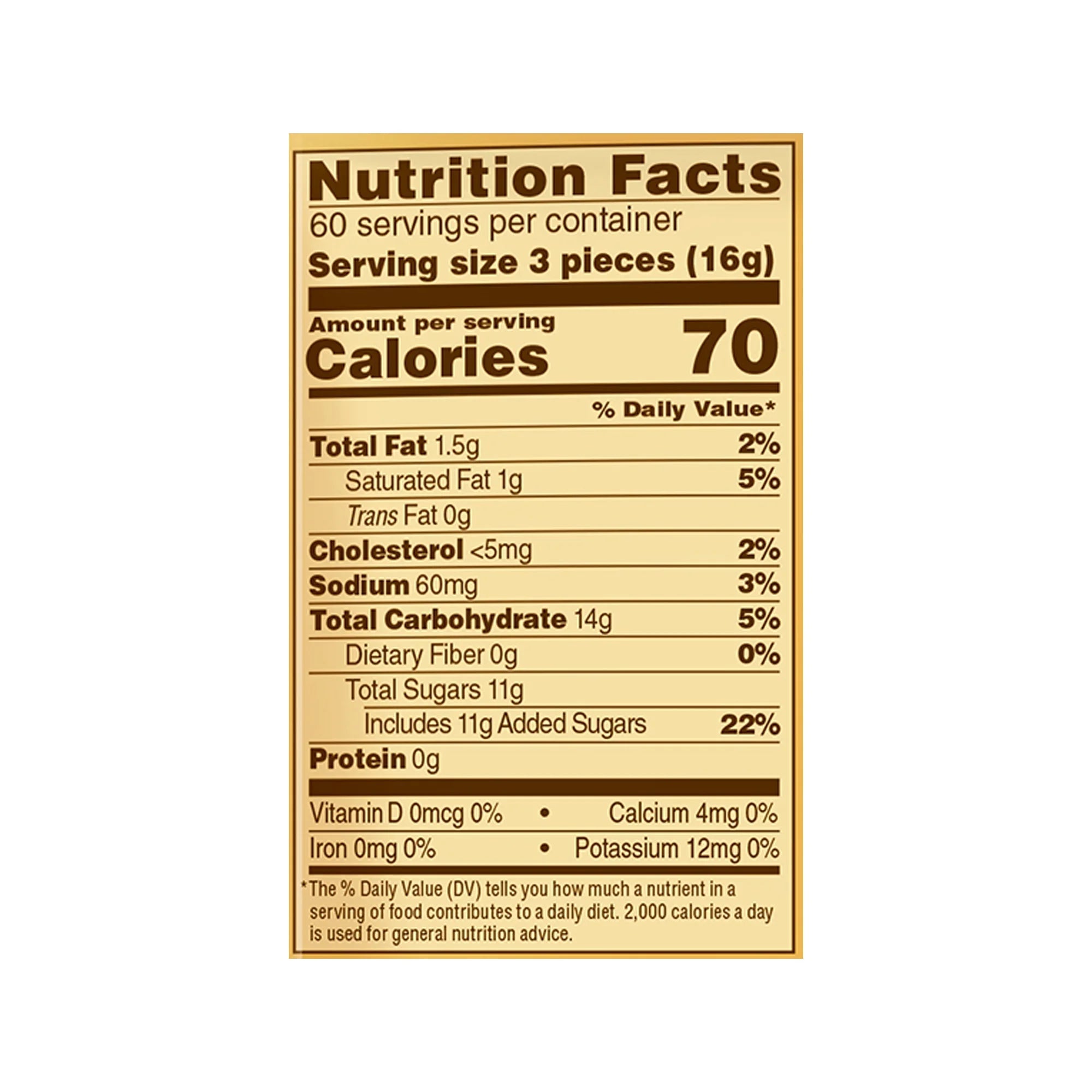 Hard Caramel Candy, 34 Oz