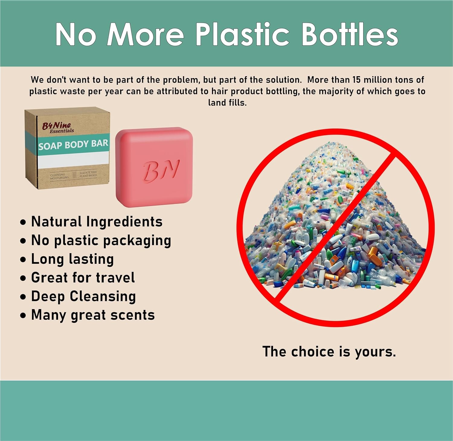 B4Nine Natural Soap Bar - Deep Cleansing and Hydration for All Skin Types - Nourishing with Coconut Oil and Cocoa Butter - Strawberry Bliss, 4.5 Oz