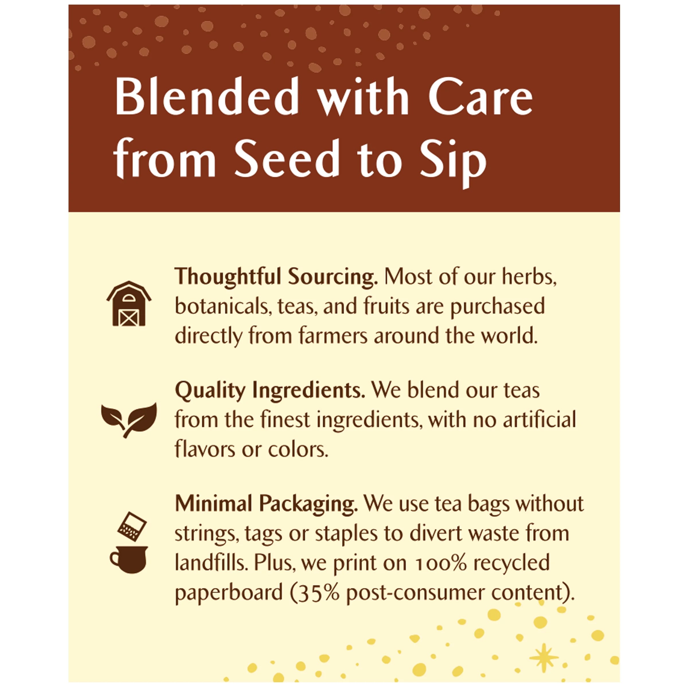 Fireside Vanilla Spice Caffeine-Free Herbal Tea Bags (20 Count)