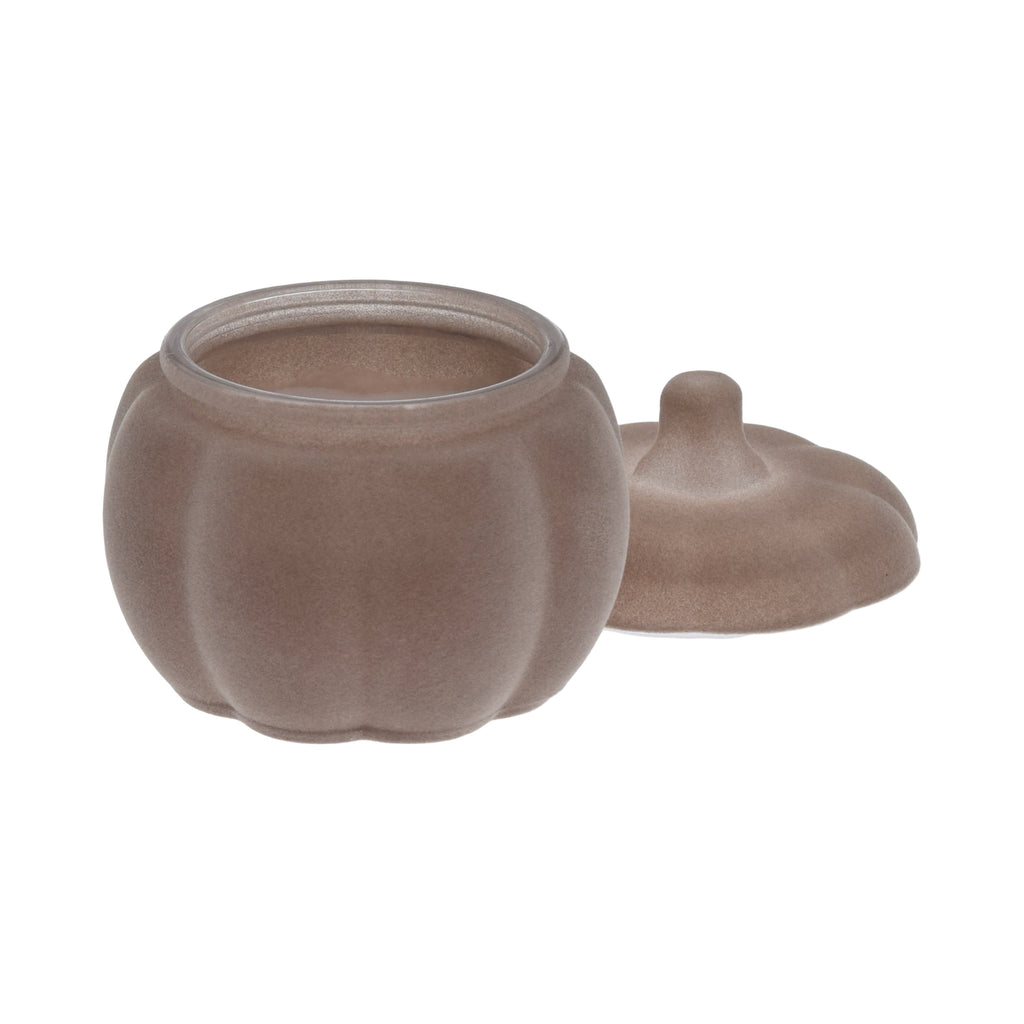 Pumpkin Snickerdoodle Swirl Scented 2-Wick 10Oz (284.3 G) Medium Flocked Pumpkin Jar Candle