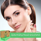 Moringa Handmade Soap – Natural Moisturizing, and Eco-Friendly Soap for Skincare, Bath and Body Care Gentle Moringa Bar Soap for Dry Skin(100G)