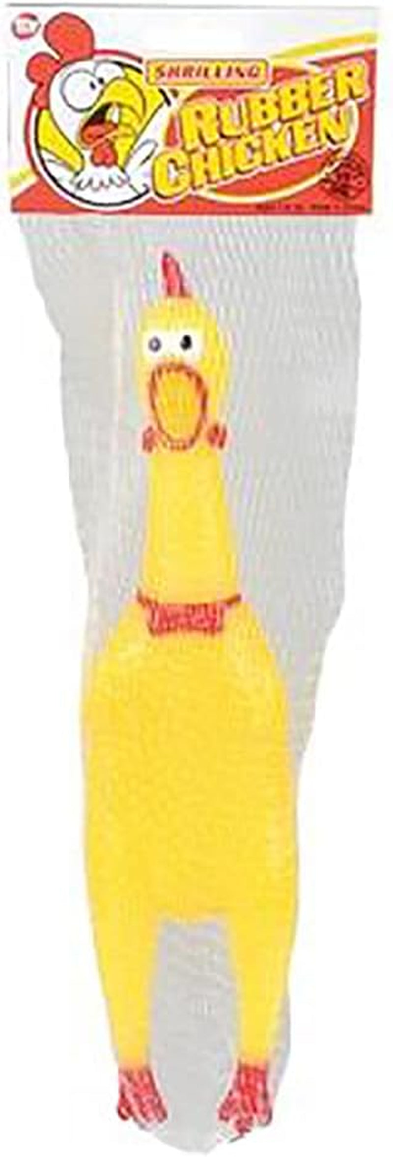 Rubber Screeching Chicken, Squeeze Chicken with Sound Toy, Practical Joke and Gag Toy, Party Favor Noisemaker (12 Inch)
