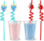 Menorah Hanukkah Straws (4pcs)