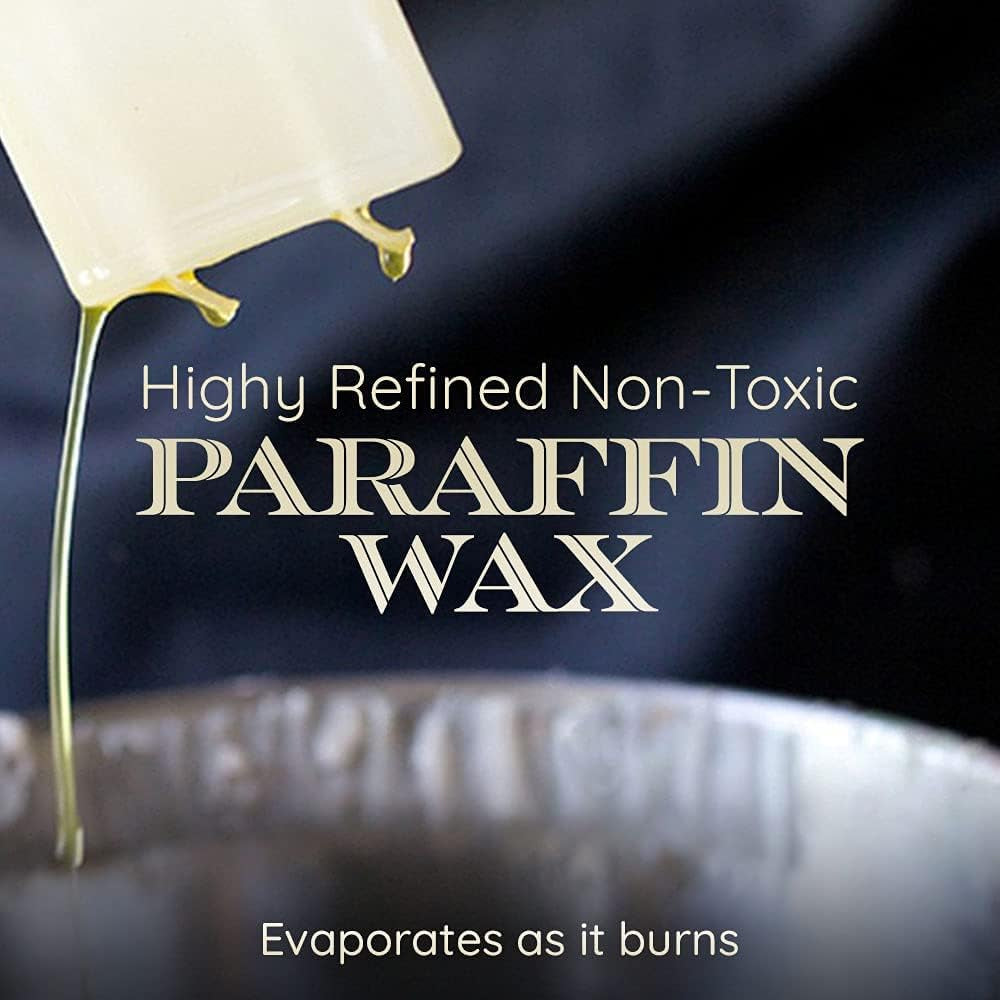 Christmas Candles Merry Christmas Wreath Design - Flat, Decorative, Hand Painted Candle Gifts for Women or Men - 6 Inches