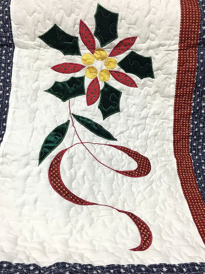 Embroidered Throw Blanket
