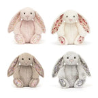 Jellycat Bonnie Rabbit Floral Ears Plush Toys Rabbit Stuffed Dolls Kawaii Room Decor Toy Soft Sofa Cushion Kids Birthday Gifts