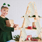 Unique Ivory White Knitted Holiday Stockings, (18" 4PCS)