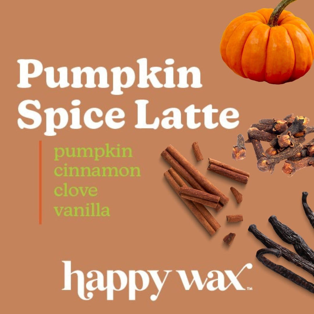 Pumpkin Spice Latte Bear Melts - Natural Fall Scented Soy Wax Infused with Essential Oils for Warmers (8 Oz Pouch)