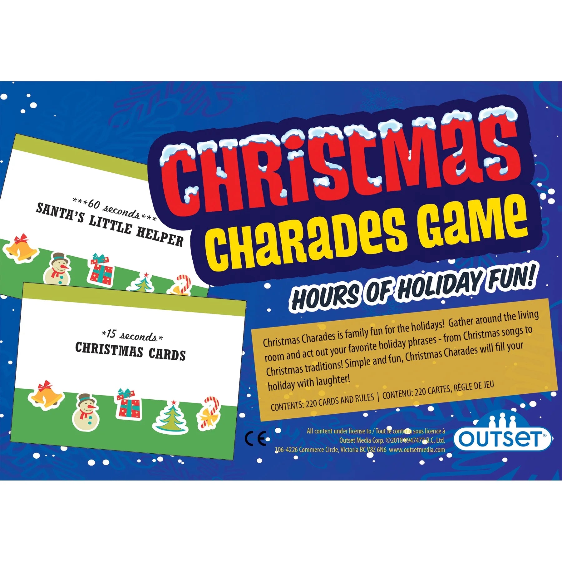 Media Christmas Charades Game