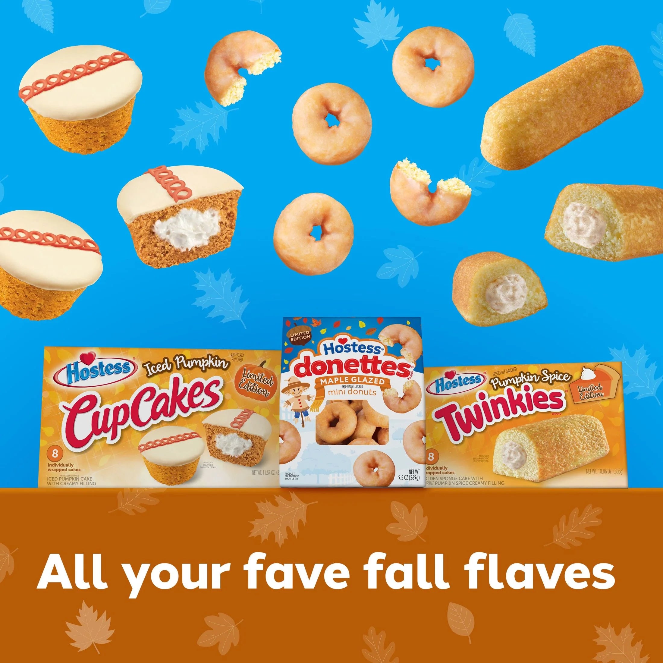 Iced Pumpkin Flavored Cupcakes, 8 Count, 12.7 Oz