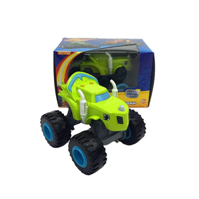 Kids Car Toy Monster Machines Super Stunts Blaze Truck Boys Birthday Christmas Kids Toy Gift for Boys and Girls