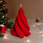 Christmas Tree Candle in Variety of Shapes: Holiday Scented Soy Candle / Xmas Decor