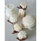 SET of 6 CANDLES SCENTED HANCRAFTED VANILLA & CHOCOLATE HANDMADE AESTHETIC