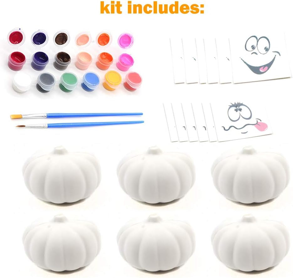 Paint Your Own Squishy Pumpkin (6 Pack)